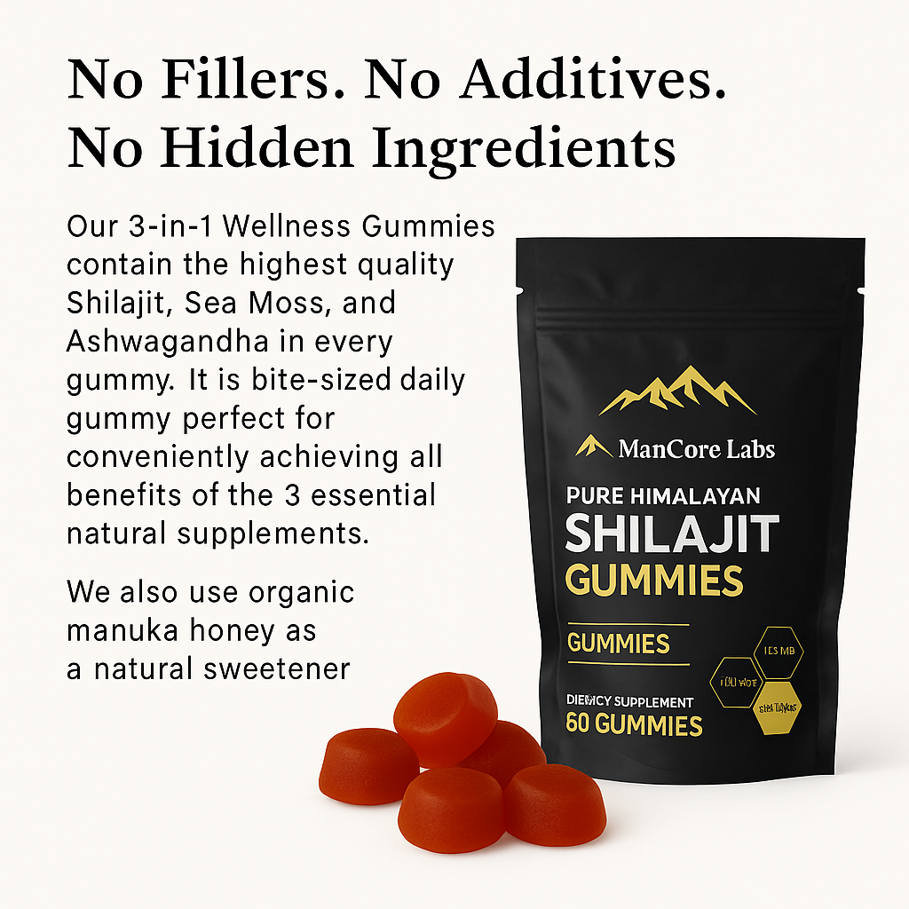 MANCORE LABS™ PURE SHILAJIT GUMMIES