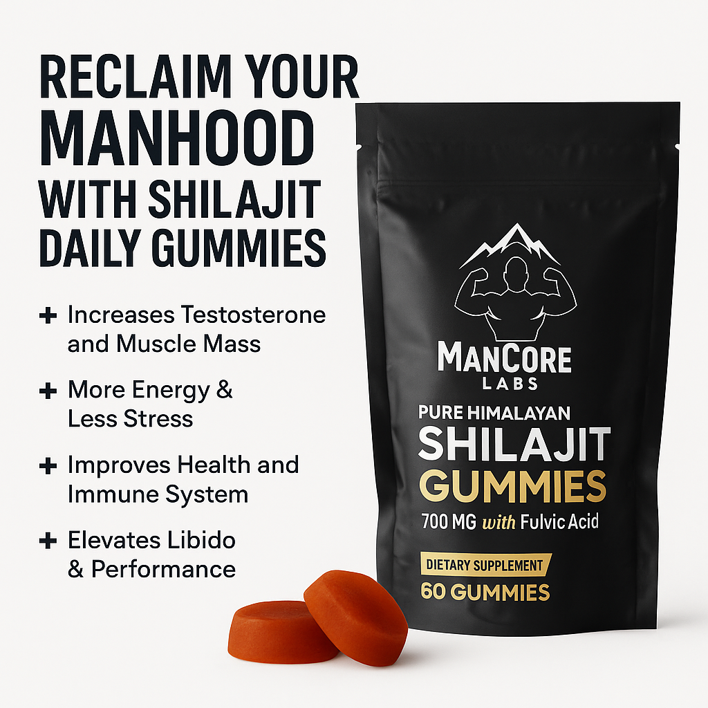 MANCORE LABS™ PURE SHILAJIT GUMMIES